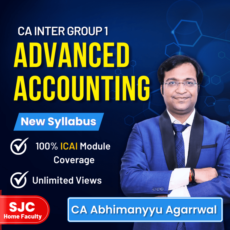 CA Inter Advanced Accounting (Group 1) By CA Abhimanyyu Agarrwal
