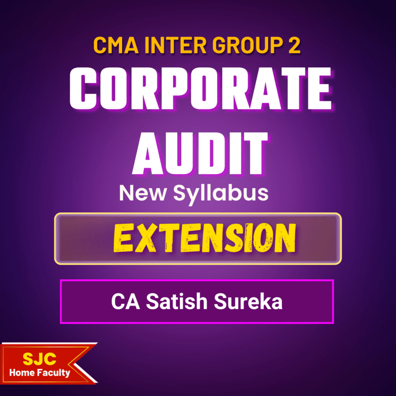 CMA Inter Course Extension For - Corporate Audit (Group 2)