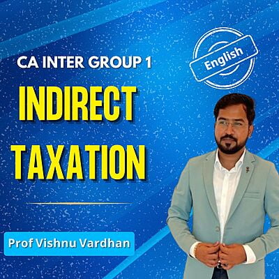 CA Inter IDT (English) - Group 1 - By J.K Shah Classes - Prof Vishnu Vardhan